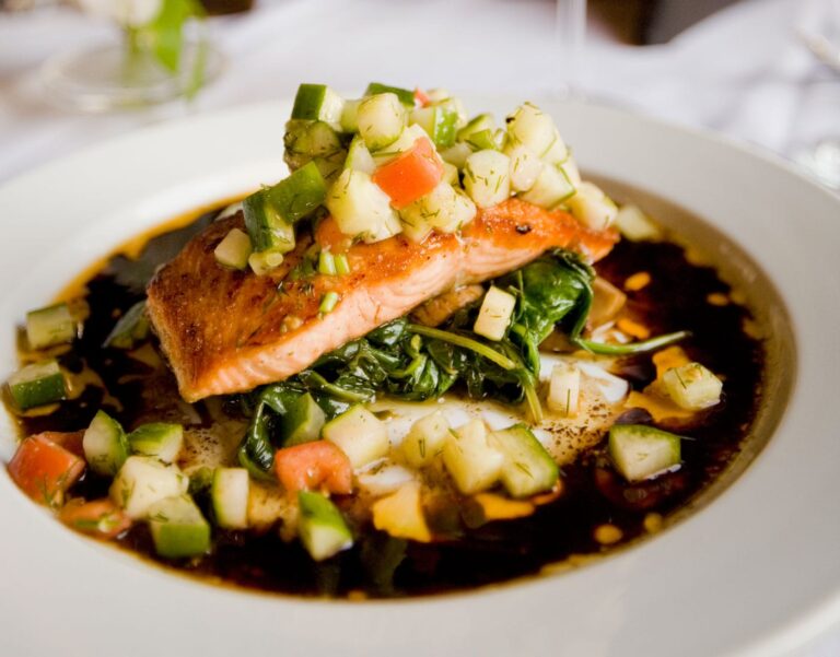 Salmon in Sauce